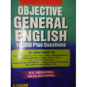 S. Chand's Objective General English for Competitive Exams by Dr. R. S. Aggarwal & Vikas Aggarwal